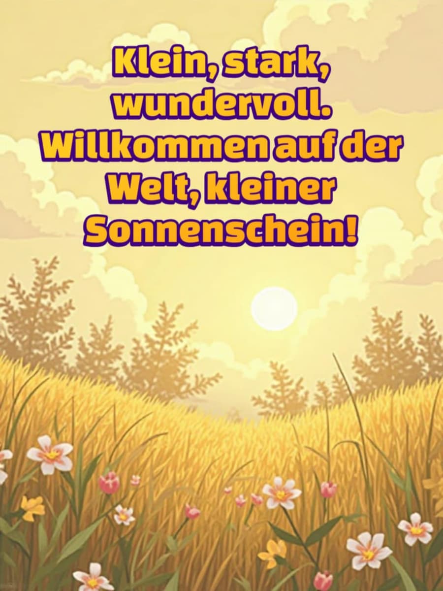 Sprüche zur Geburt eines Sohnes